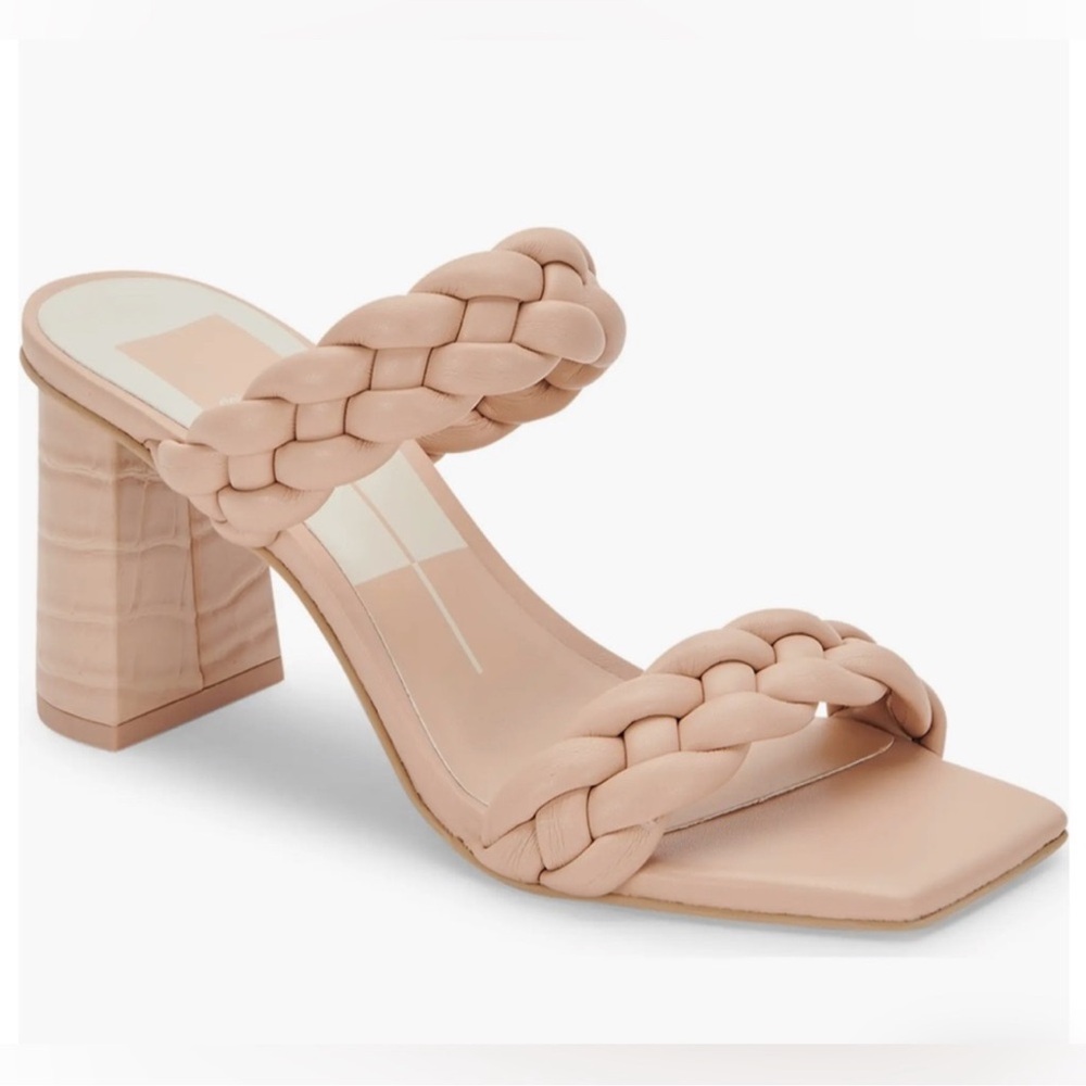 Dolce Vita Nude Braided Heels
